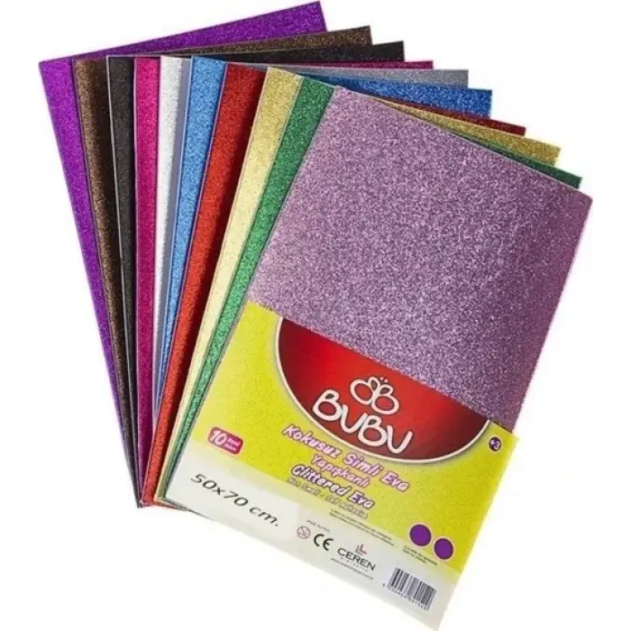 BU-BU 50X70 SİMLİ PEMBE EVA 10 LU EV-0031