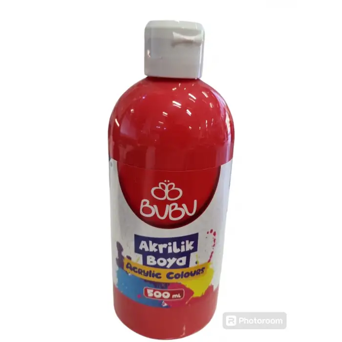 BU-BU AKRİLİK BOYA KIRMIZI 500 ML AKR-024