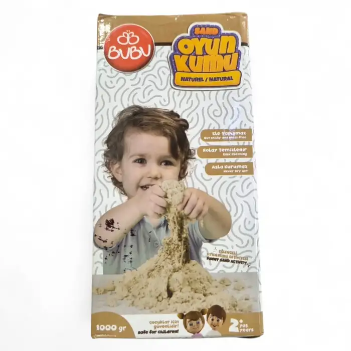 BU-BU OYUN HAMURU KUMU 1000 GR NATUREL BUBU-KU0007