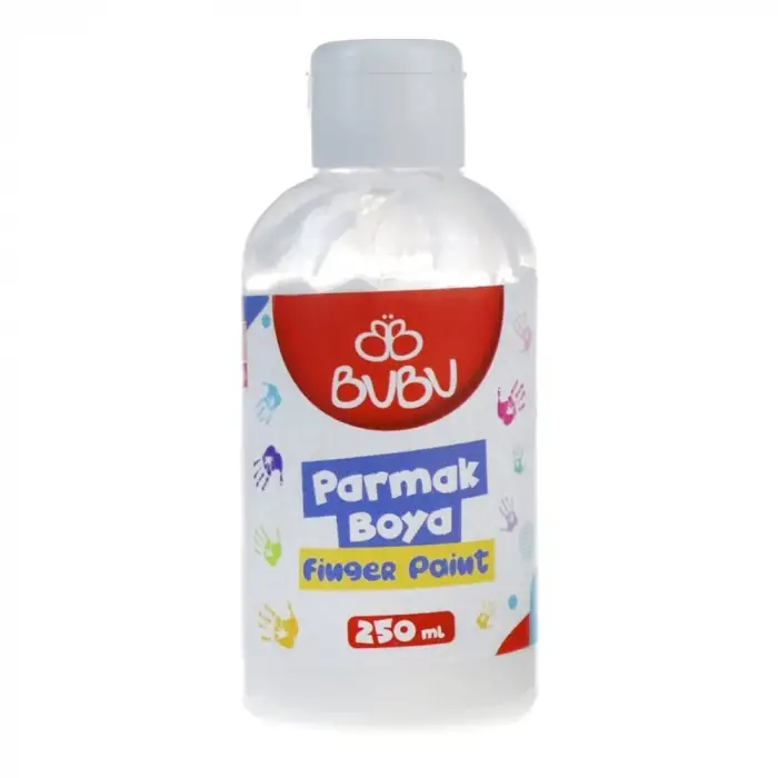 BU-BU PARMAK BOYA BEYAZ 250 ML PAR-016