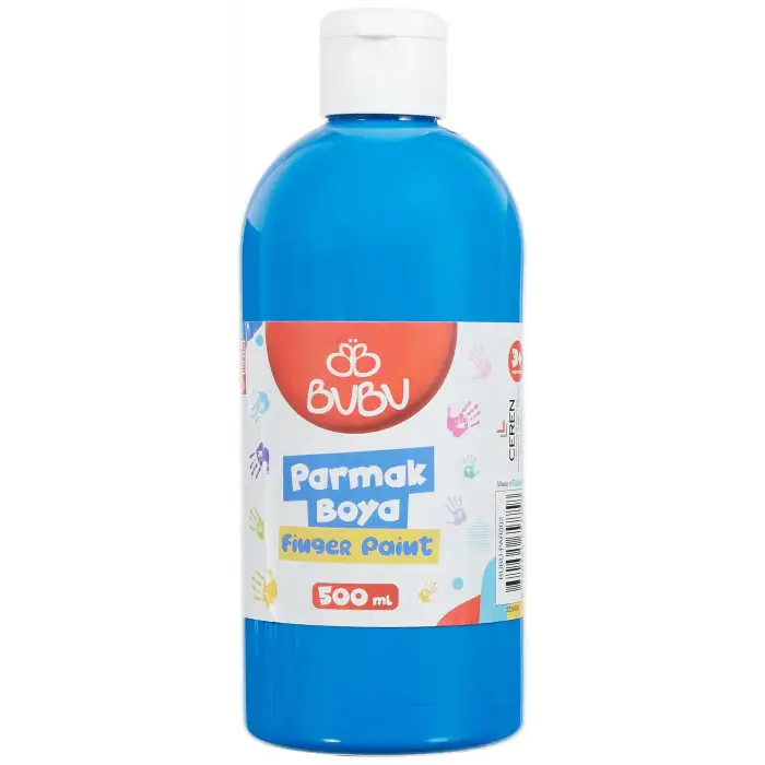 BU-BU PARMAK BOYA MAVİ 500 ML PAR-002