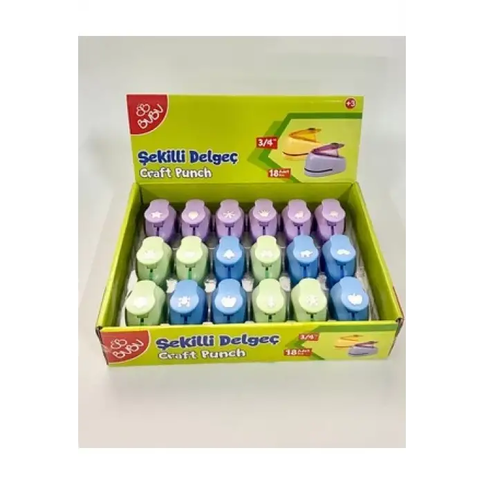 BU-BU ŞEKİLLİ DELGEÇ 3/4 (PKT-18 Lİ)