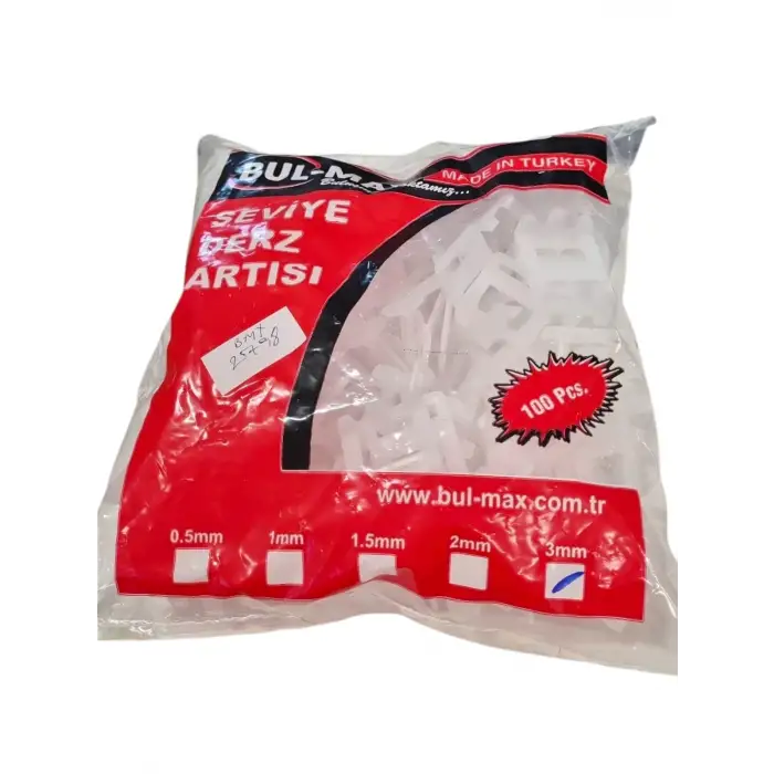 SEVİYE DERZ ARTISI 3 MM 100 LÜ BMX-2798
