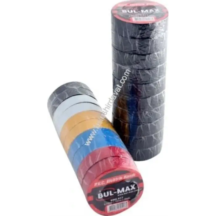 BUL-MAX ELEKTRİK BANDI 20 YDS SARI 617 (PK-10 LU)