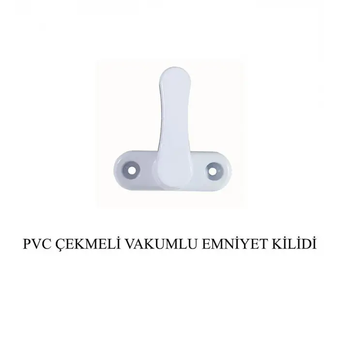 BUL-MAX EMNİYET KİLİDİ PVC ÇEKMELİ BEYAZ BMX-3745