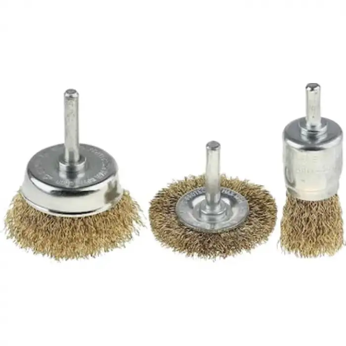 BUL-MAX PİMLİ ÇELİK TEL FIRÇA SETİ 3 LÜ BMX-2737