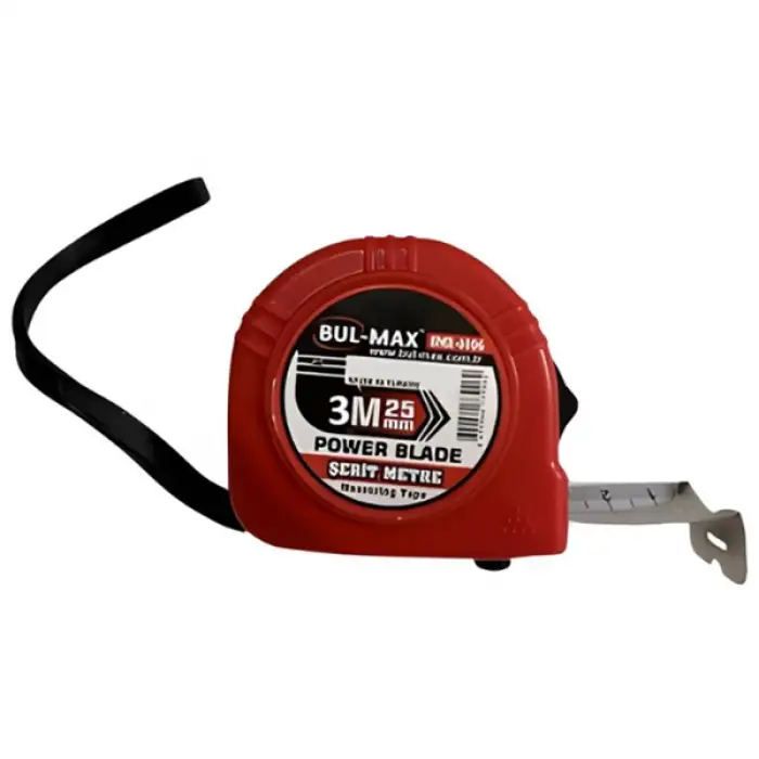 BUL-MAX ŞERİT METRE 3 X16 MM BMX-4002 (PKT-16 LI)