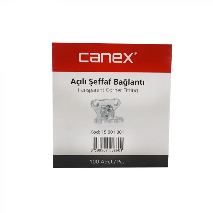 CANEX AÇILI ŞEFFAF ÇEKTİRME BMX-5825 (KUTU-100 LÜ)