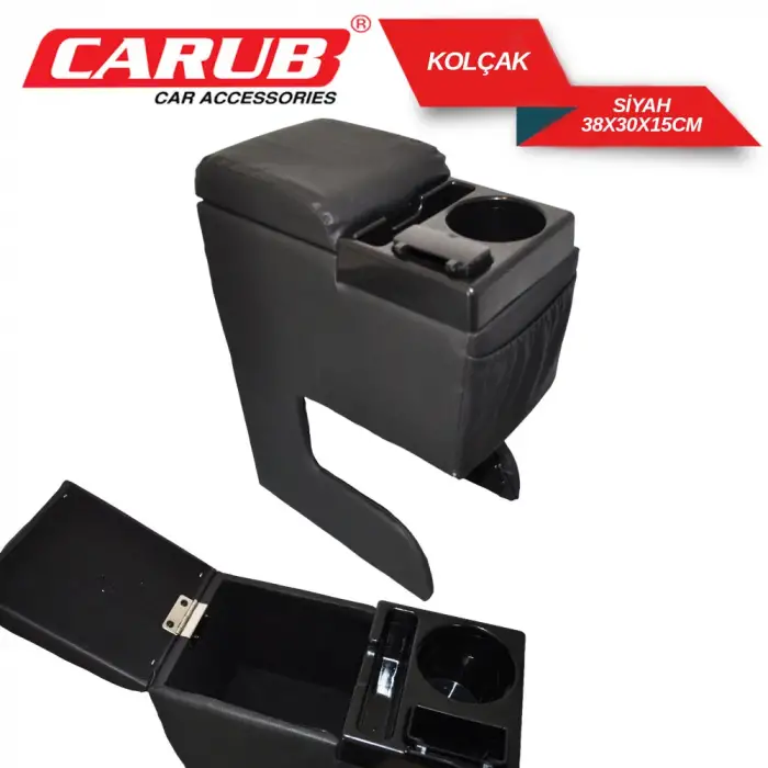 CARUB KOLÇAK BARDAKLIK TELEFON TUTUCU SİYAH 4705721