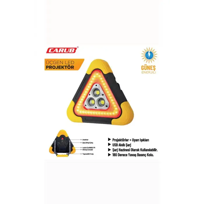 CARUB ÜÇGEN LED PROJEKTÖR 4502107