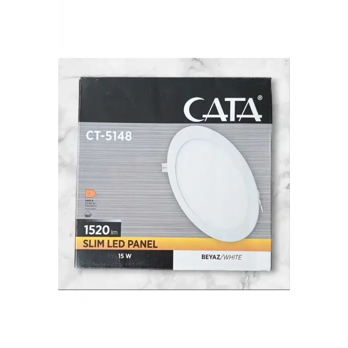 CATA PANEL LED YUVARLAK SLİM 15 W BEYAZ CT-5148