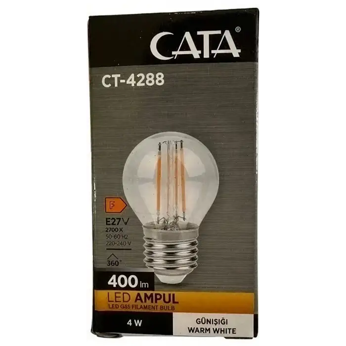 CATA EDISON LED AMPUL 4 W GÜN IŞIĞI CT-4288