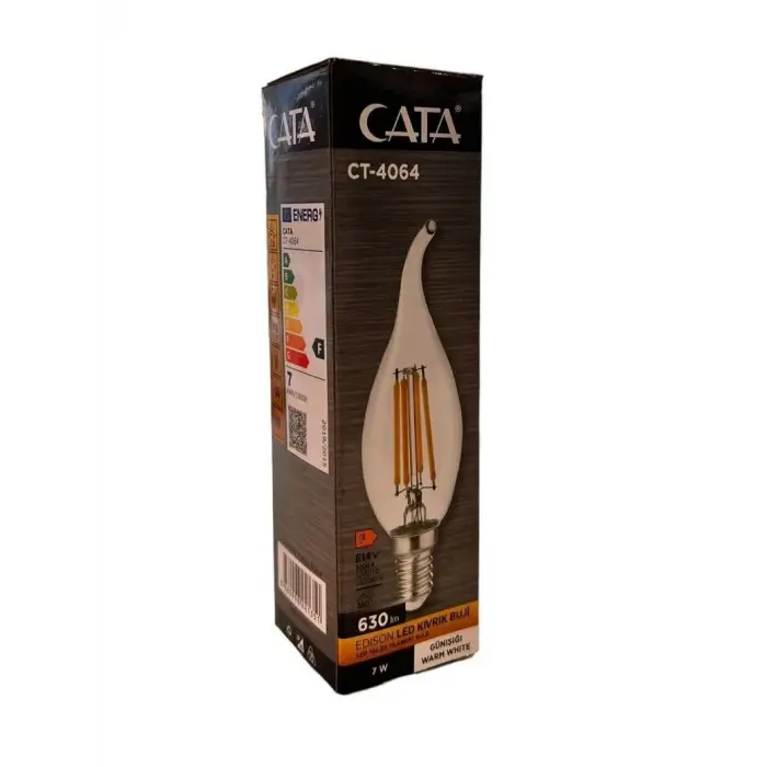 CATA LED BUJİ AMPUL KIVRIK 7 W G.IŞIĞI CT-4080G