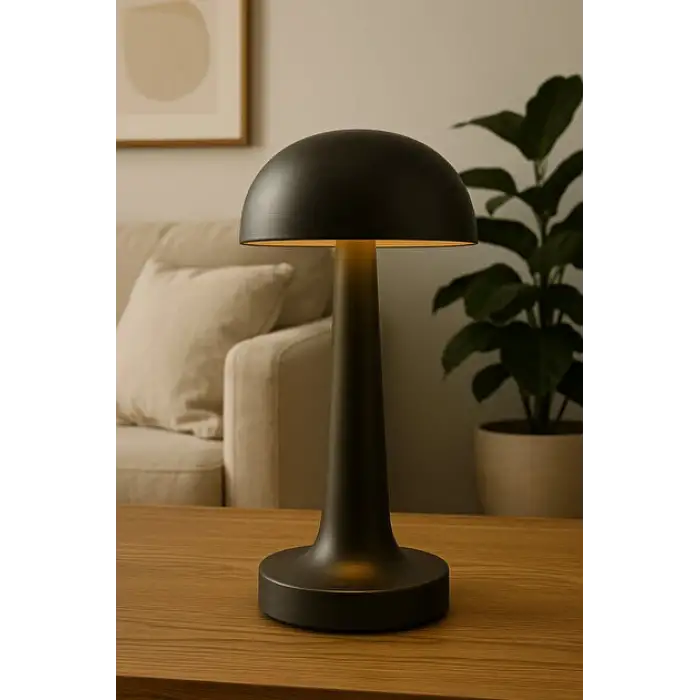 CATA LİZBON MASA LAMBASI ŞARJLI SİYAH CT-8428