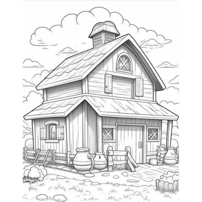 ÇİFTLİK BOYAMA KİTABI 128 SAYFA