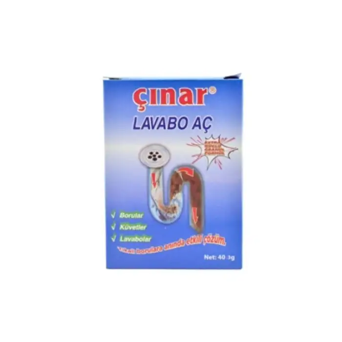 ÇINAR LAVABO AÇICI 40 GR (PKT-24 LÜ)