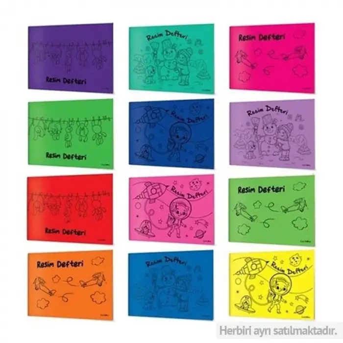 ÇINAR RESİM DEFTERİ BÜYÜK BOY PP KAPAK 30 YP (96 L