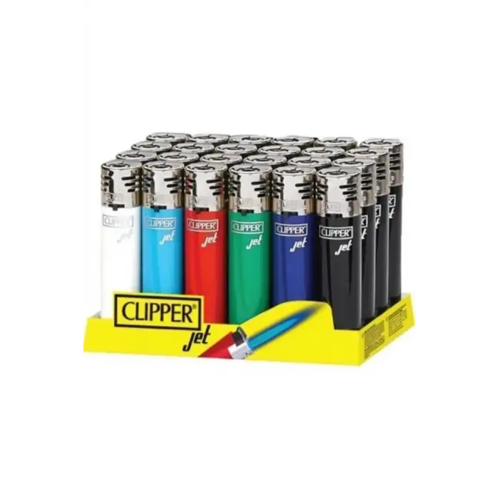 CLIPPER JET FLAME ÇAKMAK CKJ11R        (PKT-24 LÜ)