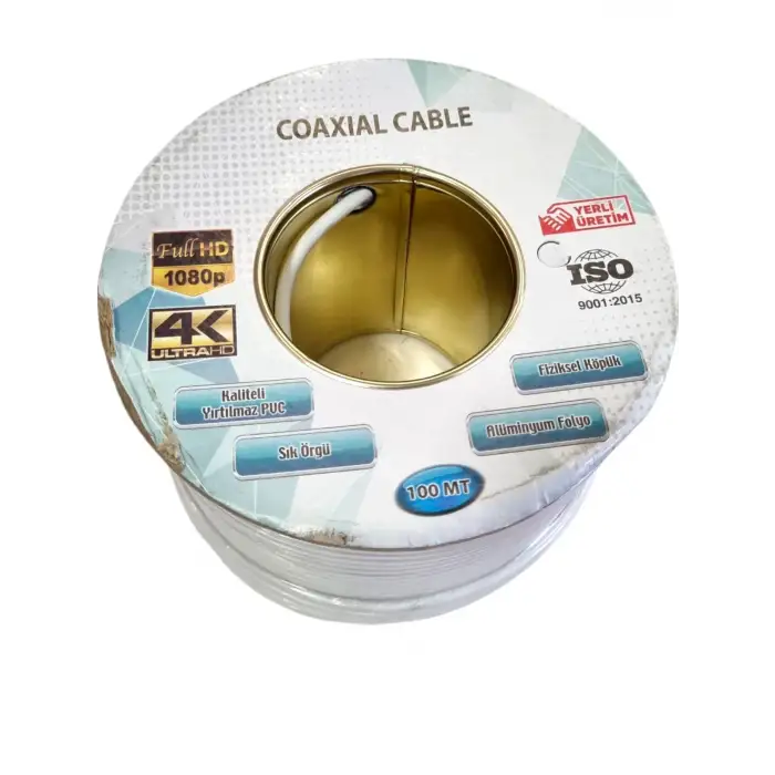 COAXIAL ANTEN KABLOSU RG6-U6 (TOP-100 MT)