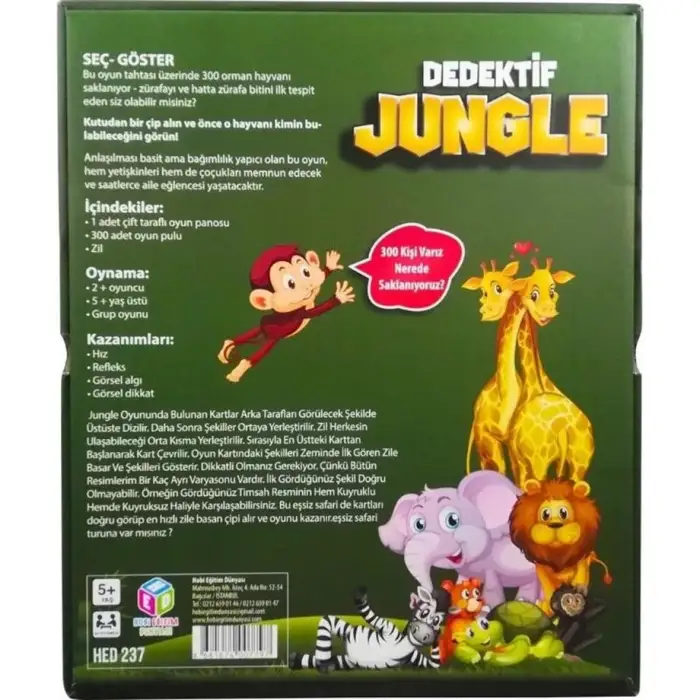 DEDEKTİF JUNGLE HED-237