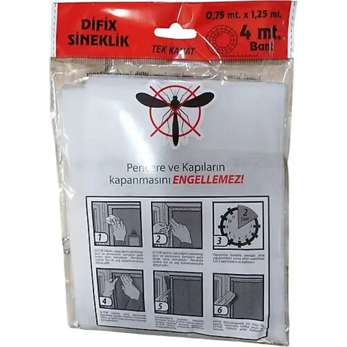 DİFİX SİNEKLİK TEK KANAT 0,75 MTX1,25 MT 239