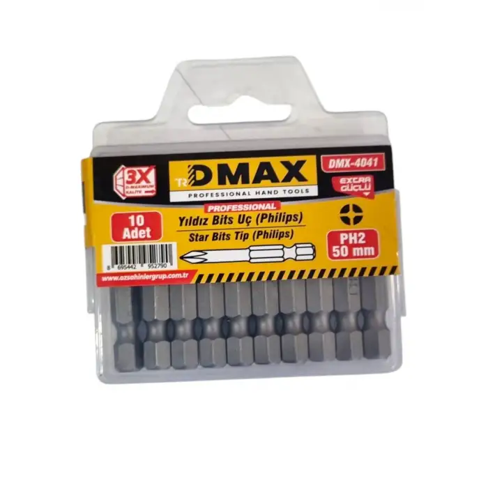 DMAX BİTS UÇ PH-2 2X55 MM DMX-4041 (PKT-10 LU)