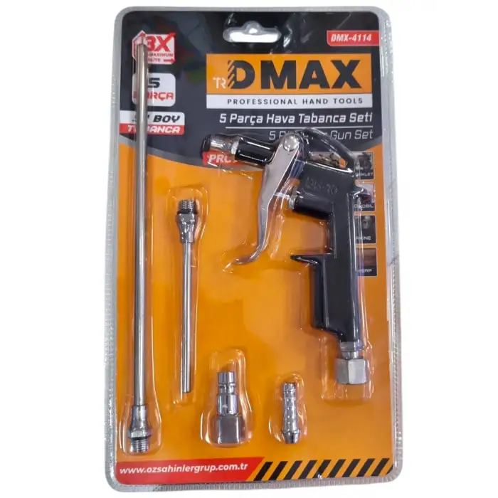 DMAX HAVA TABANCASI SETİ 5 PARÇA DMX-4114