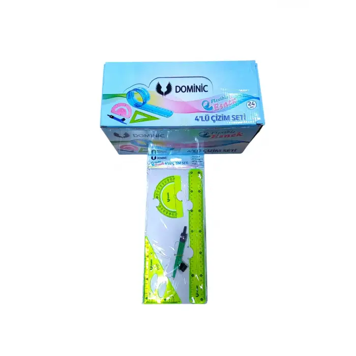 DOMİNİC 4 LÜ ÇİZİM SETİ 8030-4 (PKT-24 LÜ)