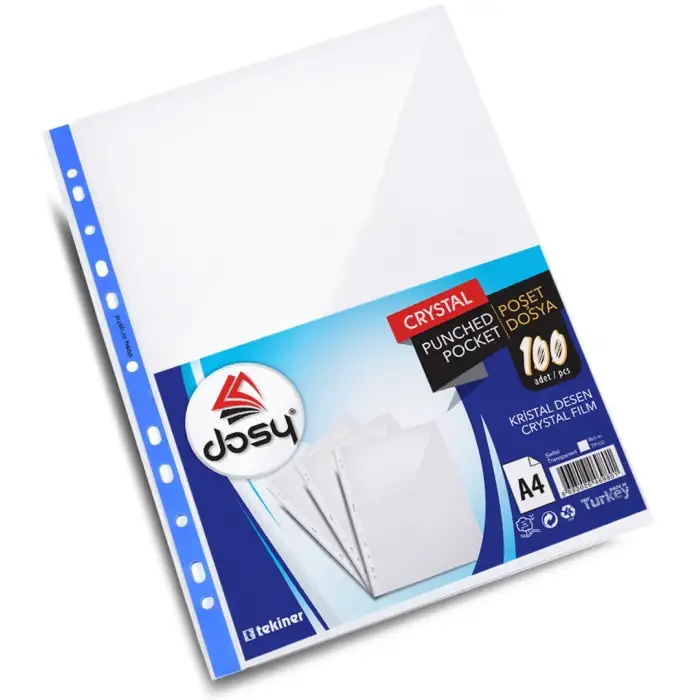 DOSY POŞET DOSYA ŞEFFAF TPJ-102 (PKT-100 LÜ)
