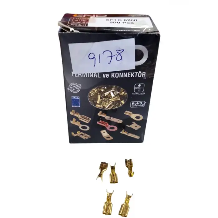 END TERMİNAL VE KONNEKTÖR SOKET 500 LÜ 9178