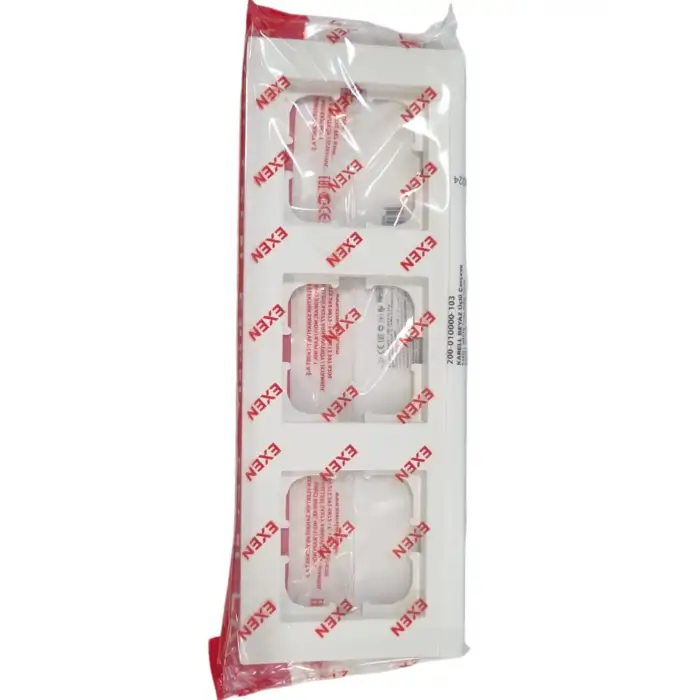 EXEN KAREL ÜÇLÜ ÇERÇEVE BEYAZ (PK-24 LÜ)