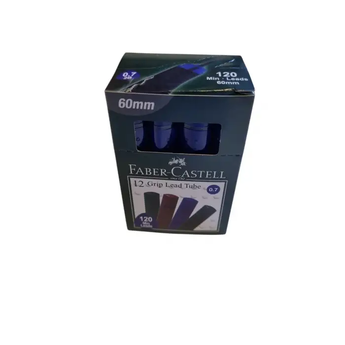 FABER MAVİ TÜP GRİP MİN 0,7 2B 60MM 120Lİ (PK-12)