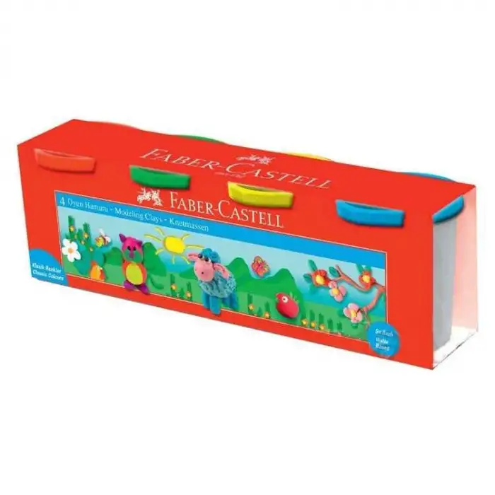 FABER OYUN HAMURU 4 X100 KLASİK RENKLER 5170000041
