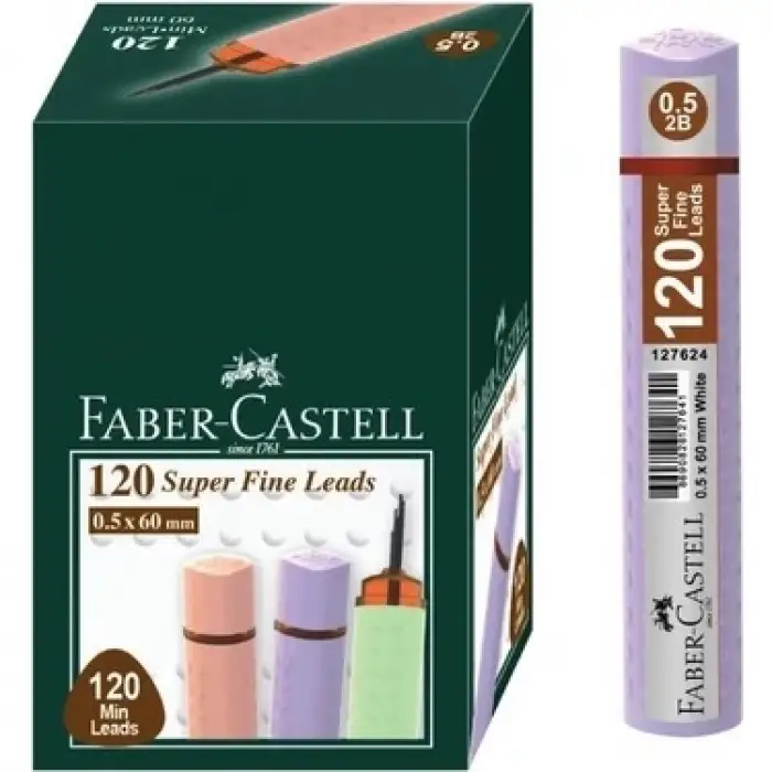 FABER PAS. TUR. KALEM UCU 60 MM 0.5/2B (PKT-12 Lİ)