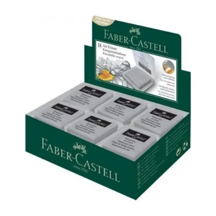 FABER SİLGİ HAMUR GRİ (PKT-18 Lİ)