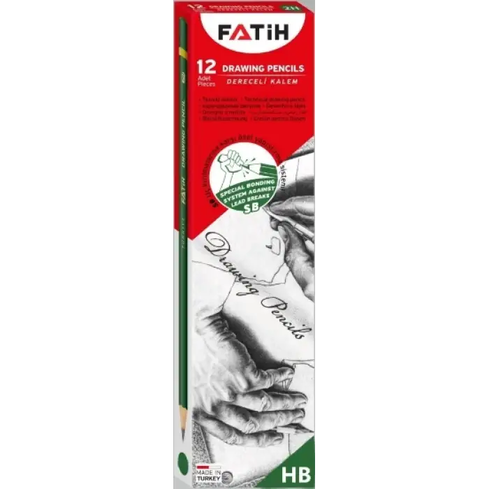 FATİH DERECELİ KALEM HB (PKT-12 Lİ)