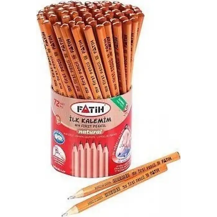 FATİH İLK KALEMİM NATURAL ÜÇGEN FA-12052(PK-72 Lİ)