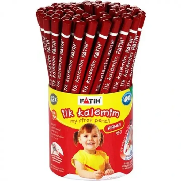FATİH KIRMIZI KALEM ÜÇGEN İLK KALEMİM (PKT-72 Lİ)