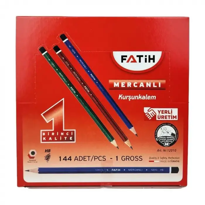 FATİH KURŞUN KALEM MERCANLI (DZ-12Lİ) (GRS-144 LÜ)