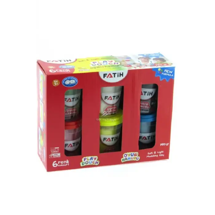 FATİH OYUN HAMURU 6 RENK 780 GR 50070