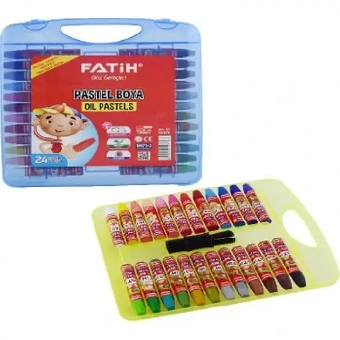 FATİH PASTEL BOYA ÇANTALI 24 RENK
