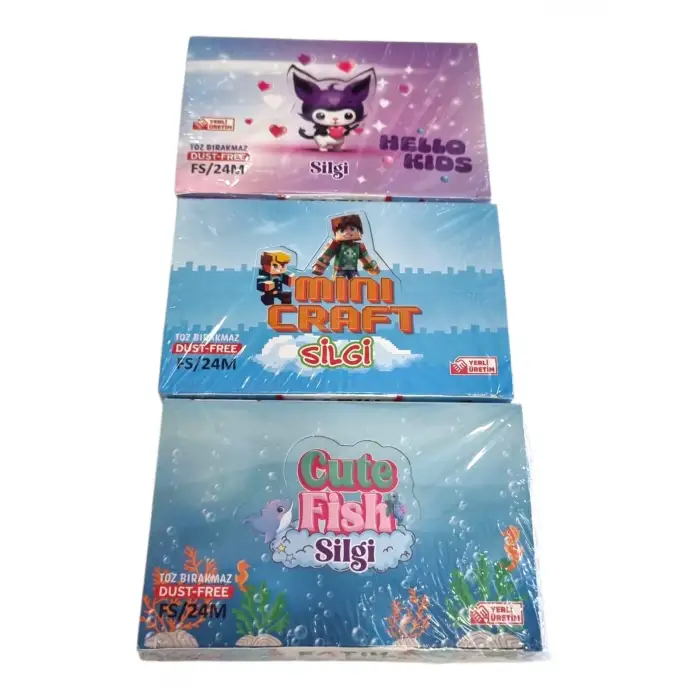 FATİH SİLGİ PVC SOFT FS-24 (PKT-24 LÜ)