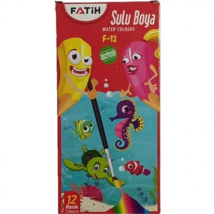 FATİH SULU BOYA 12 RENK F-12