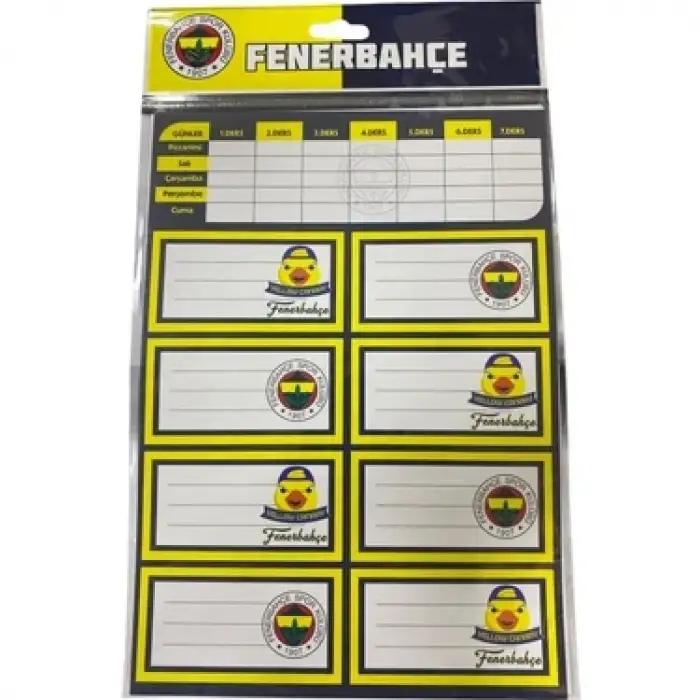 FENERBAHÇE OKUL ETİKETİ DERS PROG. 729275 (PK-25)