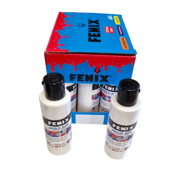FENİX AKRİLİK BOYA 75 ML (PKT-12 Lİ)