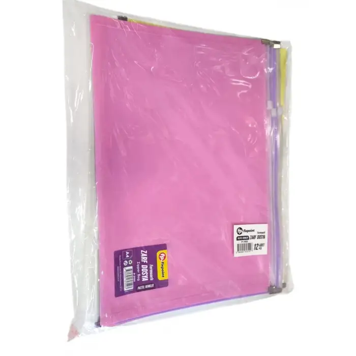 FİXPOİNT FERMUARLI ZARF DOSYA P-3103 (PK-12 Lİ)