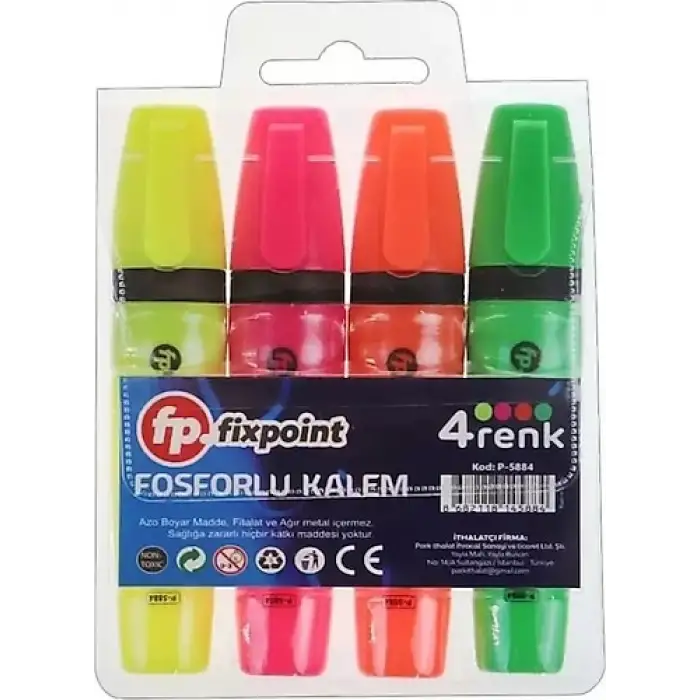 FİXPOİNT FOSFORLU KALEM DÖRT UÇLU P-2892