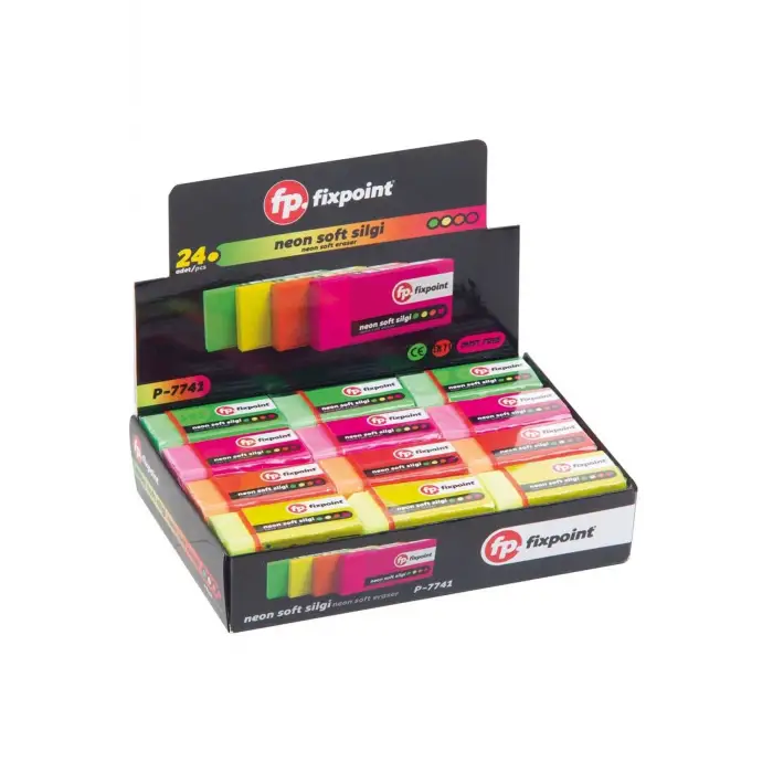 FİXPOİNT NEON SOFT SİLGİ P-7741 (PKT-24 LÜ)
