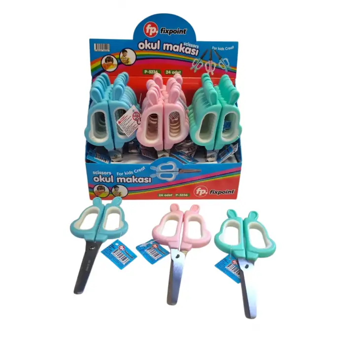 FİXPOİNT OKUL MAKASI P-5236 (PK-24 LÜ)