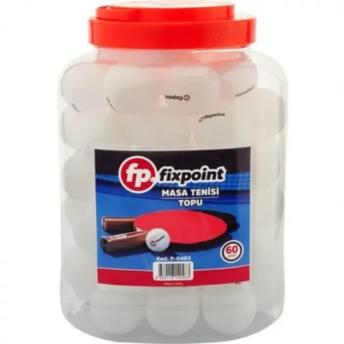FİXPOİNT PİNPON TOPU 60 LI P-0483